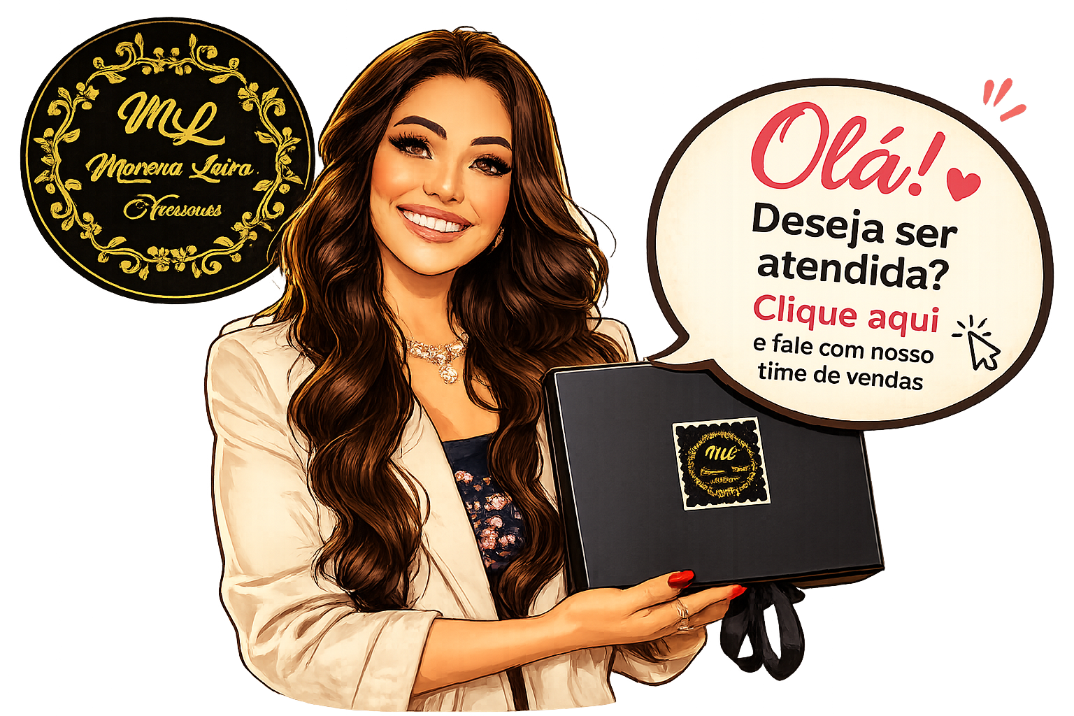 Fale com a Morena Loira